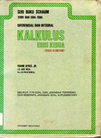 Image of KALKULUS EDISI KEDUA (VERSI SI/ METRIK)