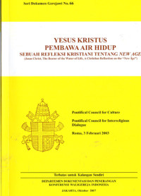 Image of YESUS KRISTUS PEMBAWA AIR HIDUP