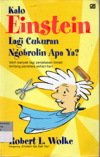 Image of Kalo Einstein Lagi Cukuran Ngobrolin Apa Ya?