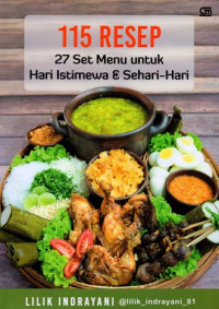 Image of 115 RESEP, 27 SET MENU UNTUK HARI ISTIMEWA 7 SEHARI-HARI