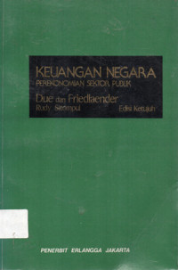 Image of KEUANGAN NEGARAPEREKONOMIAN SEKTOR PUBLIK