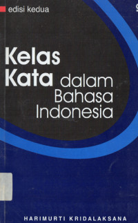 Image of KELAS KATA DALAM BAHASA INDONESIA
