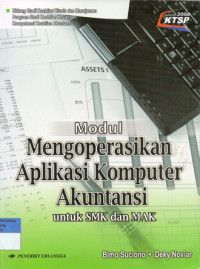 Image of Modul mengoperasikan aplikasi komputer akuntansi u/ SMK dan MAK