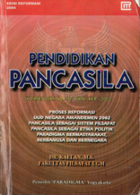Image of PENDIDIKAN PANCASILA Edisi Reformasi 2004