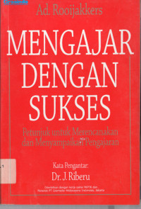 Image of MENGAJAR DENGAN SUKSES