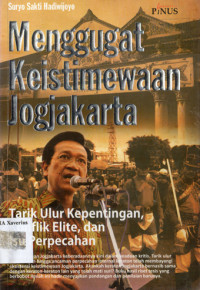 Image of Menggugat Keistimewaan Jogjakarta