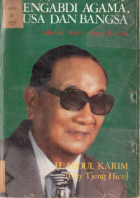 Image of MENGABDI AGAMA , Nusa dan Bangsa