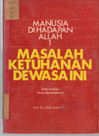 Image of MASALAH KETUHANAN DEWASA INI