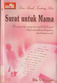 Image of Surat untuk Mama