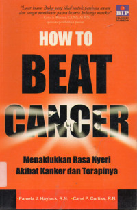 Image of HOW TO BEAT CANCER
