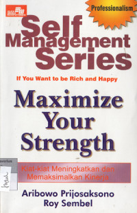 Image of Self Management Series - Maximize Your Strength